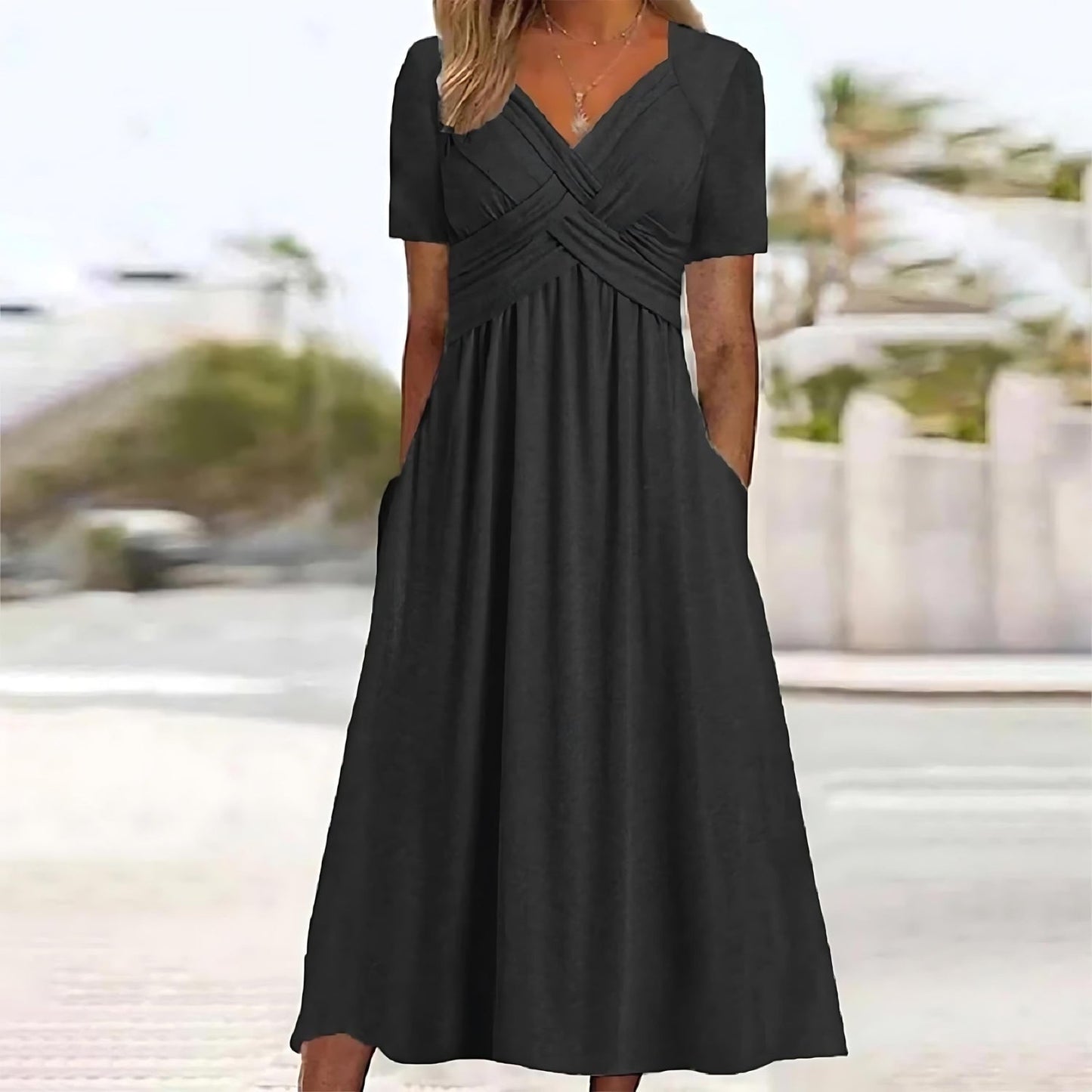 ELEONORA™|ABITO MIDI MODELLANTE