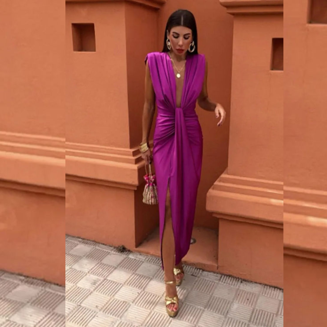 Crocetta™ | Abito Elegante Scollato