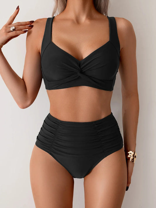 MIRELLA™|BIKINI BANDEAU INCRESPATO